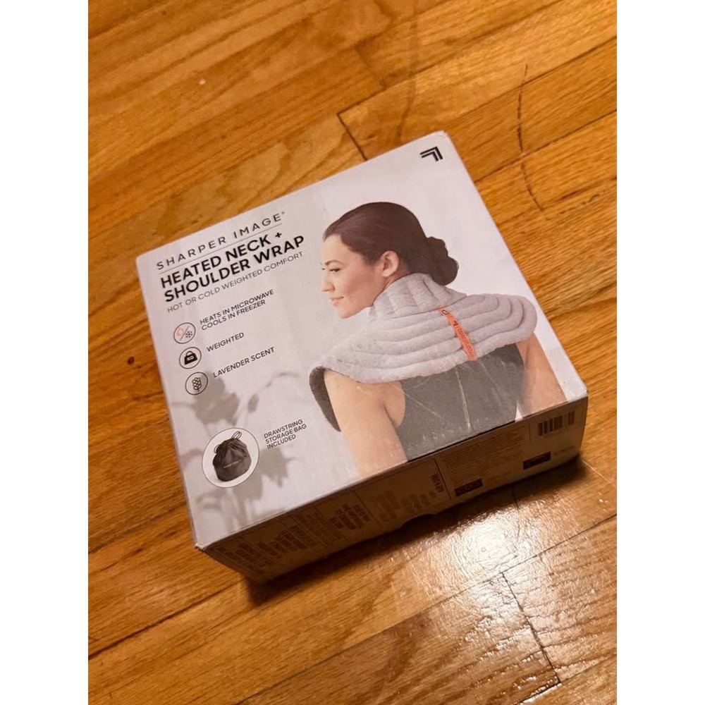 Sharper Image Heated Neck + Shoulder Wrap